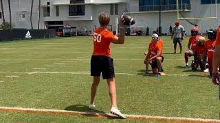 Isaac Wilson Miami Camp Clips (6/15/22)
