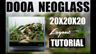 HOW TO BUILD A DOOA NEOGLASS AIR WABIKUSA LAYOUT (TUTORIAL) #aquascaping #terra #wabikusa #plants