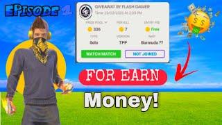 Playing free fire tournament for earn money || how to earn money by playing free fire