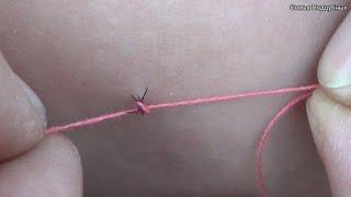 Как вытащить клеща ниткой Если укусил клещ How to Remove a tick with a THREAD Поддубные