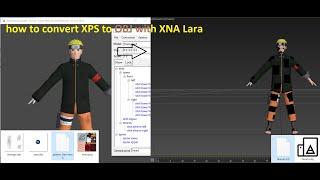 How to convert XPS to OBj with XNA Lara