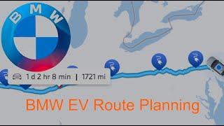 BMW EV Route Planner (myBMW App)