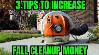 3 Secrets that can DOUBLE Your Fall-Cleanup Prices