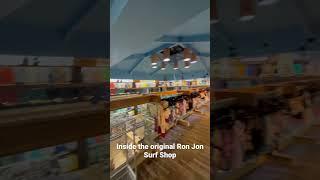 Inside the original Ron Jon Surf Shop. The first shop is here in Cocoa Beach. #cocoabeach