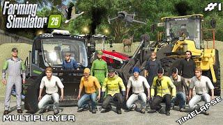 GIANT SILAGE HARVEST - 4 MILLION LITERS | Riverbend | Farming Simulator 25 Multiplayer | Episode 1