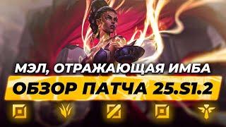 МЭЛ, ОТРАЖАЮЩАЯ ИМБА | ОБЗОР ПАТЧА 25.S1.2 | Лига Легенд от Зака | League of Legends