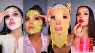 ASMR Nadina Ioana Skincare And Makeup (UPDATED) ~ tiktok compilation #asmr #skincare #nadinaioana