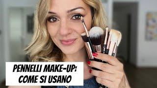 Come si usano i pennelli trucco