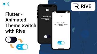Flutter UI - Animated Theme Switch with RIVE / Speed Code
