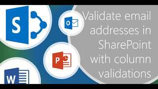 #Microsoft365 Day 237: Validate Email Addresses in #SharePoint with Column Validations