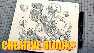 Using Automatic Drawing to Defeat Creative Blocks!