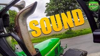 John Deere 7810 (8.1L) -  pure Exhaust SOUND (60FPS)