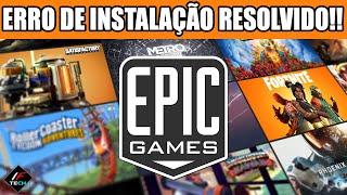 Como resolver o erro na INSTALAÇÃO na EPIC GAMES (II-E1003) | 2024