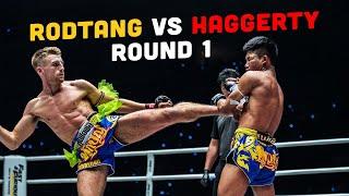 Trận đấu vô địch Muay Thái thế giới hạng nhẹ giữa Rodtang vs Haggerty | Round 1