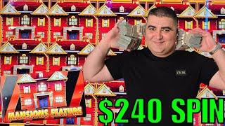 OMG I Did It AGAIN - $240 Spin MANSION BONUS Awarded EPIC JACKPOT