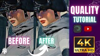 TIKTOK 4K ULTRA HD QUALITY + MAKEUP TUTORIAL | PUBG MOBILE | ARBAZ AK 2023 #edit #pubg #tutorial