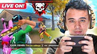 LIVE ON🟢ESSA SENSI PARECE HACKF1SHER AO VIVO FREEFIRE