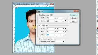 ADOBE PHOTOSHOP | Reduce Passport size Photo In 50 KB