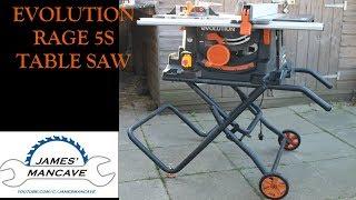 Evolution Rage 5S table saw review #evolution #rage5s