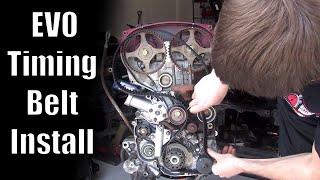 Mitsubishi Timing Belt How-To Video (very detailed) // Evolution 8 - EVO8 - EVO9