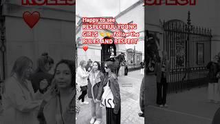 Happy to see RESPECTFUL YOUNG GIRLS , follow the RULES AND RESPECT ️ #kingsguard