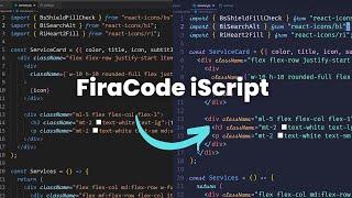 How to setup Italic Modern Font for VSCode (FiraCode iScript)