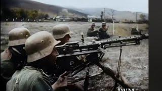 German Combat Footage in the Balkans | Incredible Color Film