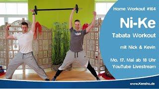 Home Workout #164: Ni-Ke - Tabata Workout mit Nick & Kevin | 60 min | Intervalltraining