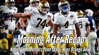 Notre Dame Defeats Penn State, Headed To The National Championship | Morning After Recap