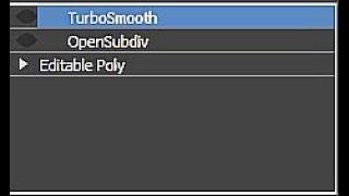 The difference between turbosmooth and open subdiv in 3ds max.