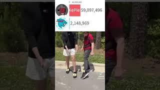 MrBeast Kicks MrBeast vs PewDiePie #shorts