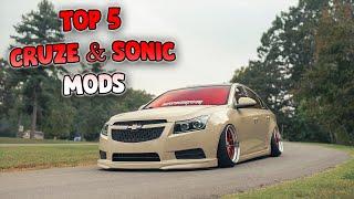 Chevy Cruze & Sonic Top 5 BEST Modifications!