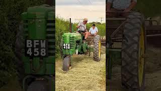 Making Hay John Deere Model B and Side Rake #makinghay