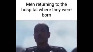 Men returning to the hospital where they were born.