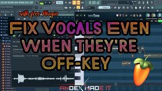 How to pitch correct vocals  with Newtone! #Flstudio