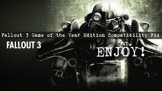 Fallout 3 Game of the Year Edition Windows 8 and 10 Compatibility Fix [1080p]