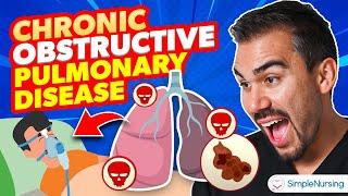 COPD - Chronic Obstructive Pulmonary Disease for NCLEX l Chronic Bronchitis, Emphysema RN & LPN