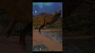 Карха на сервере Легко приручить детенышем Рекса #arksurvivalevolved #carcharodontosaurus