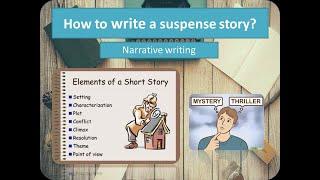 Narrative writing (Creating suspense story) How to write short story in English?