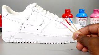 CUSTOMIZING SHOES With A TOOTHPICK! 