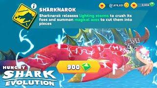 NEW SHARKNAROK SEA SERPENT UNLOCKED!!! (HUNGRY SHARK EVOLUTION)