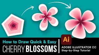 Create Simple Vector Flowers in Adobe Illustrator 