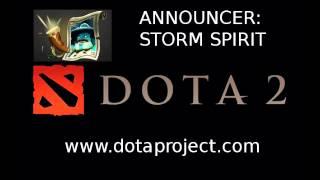 Dota 2 Storm Spirit Announcer Pack