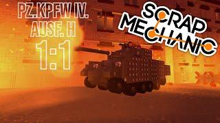 PZ.KPFW IV 1К1 БЕЗ СИДЕНЬЯ В SCRAP MECHANIC(Ausf. H)