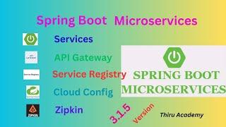 Spring boot microservices project| microservices project using Spring boot | Thiru Academy