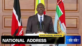 National Address, State House, Nairobi.