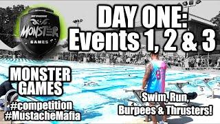 2024 MONSTER GAMES – DAY ONE – 3 Events in the books!