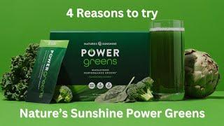 4 Reasons to Try Nature's Sunshine Power Greens