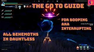 How to boop behemoths in Dauntless!!