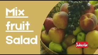 FRUIT SALAD QUICK AND EASY | BY COOKING WITH NABEELA